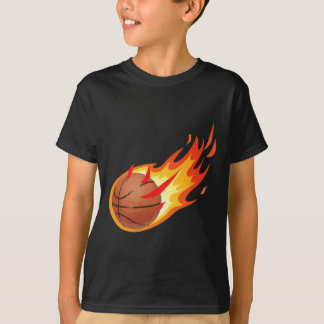 T-shirt Fire Byll Bysketbyll Shot Est Le Feu Et Fait Des J
