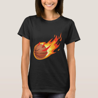 T-shirt Fire Byll Bysketbyll Shot Est Le Feu Et Fait Des J