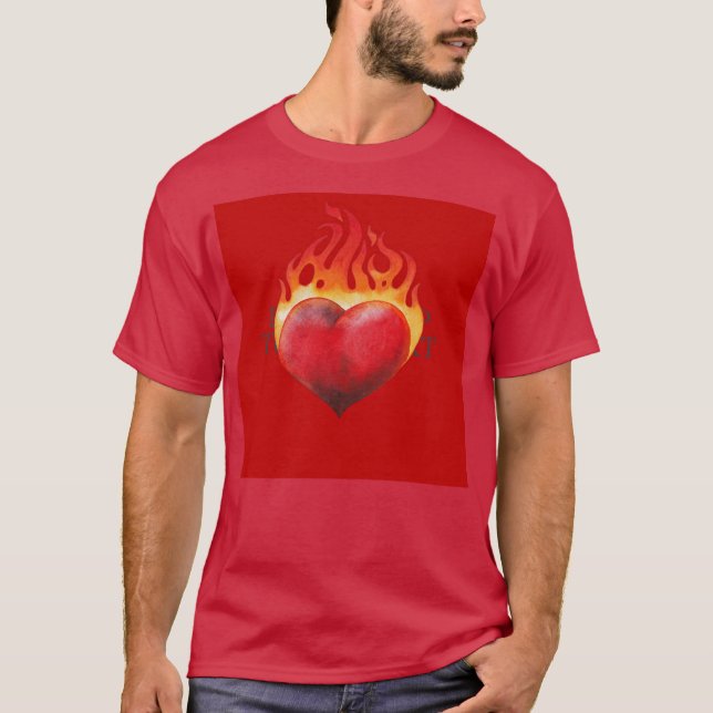 T-shirt Fire Heart (Devant)