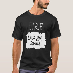 T-shirt Fire Hot Packet Taco Se Vendre Halloween