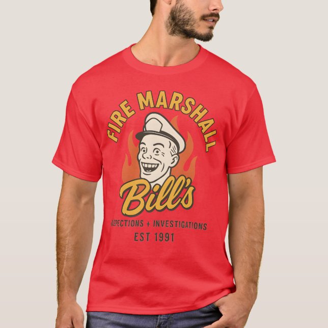 T-shirt Fire Marshal Bill (Devant)