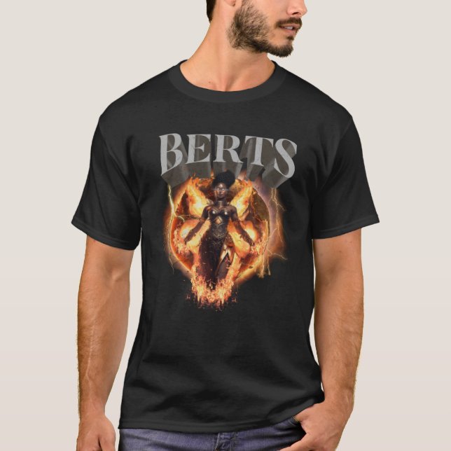 T-shirt Fire Mom Arts by Berts (Devant)