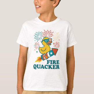 T-shirt Fire Quacker Toddler Tee - Enfants amusants et lud