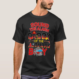 T-shirt Fire Truck papa Anniversaire Pompier Papa Papa Pap