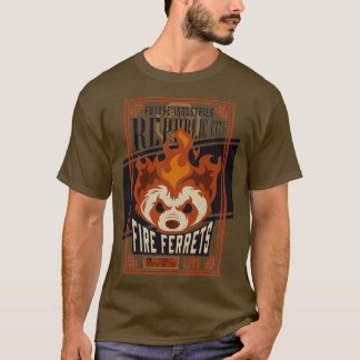 T-shirt Fires Ferrets Vintage