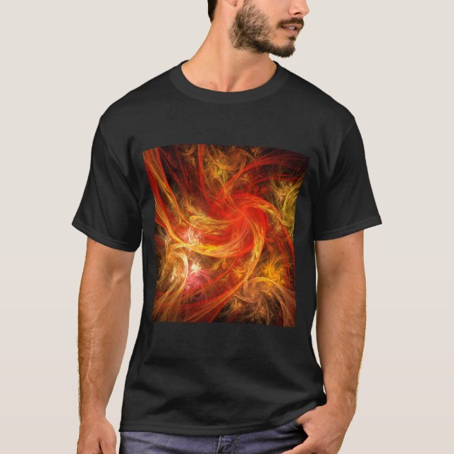 T-shirt Firestorm Nova Art Abstrait (Devant)