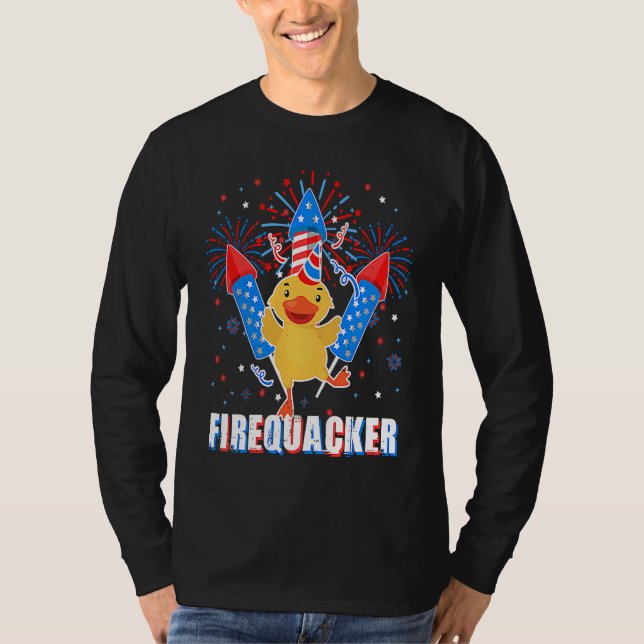 T-shirt Fireworks Director Firecracker Firequacker (Devant)