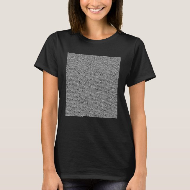T-shirt First 10000 Digits of Pi Math Teacher Students Hap (Devant)