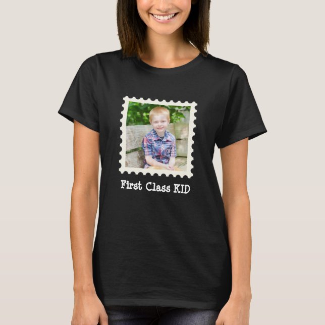T-shirt FIRST CLASS KID Best Kid Ever photo carré personna (Devant)
