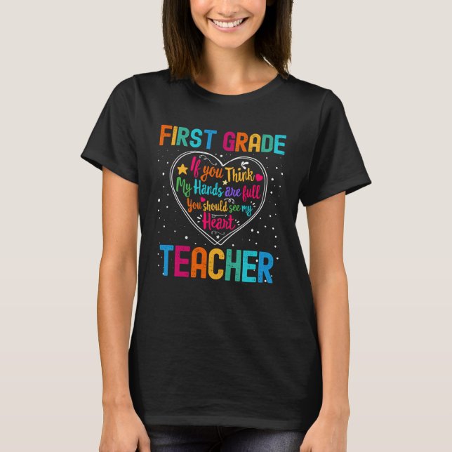 T-shirt First Grade Teacher Appreciation Week Back to Scho (Devant)