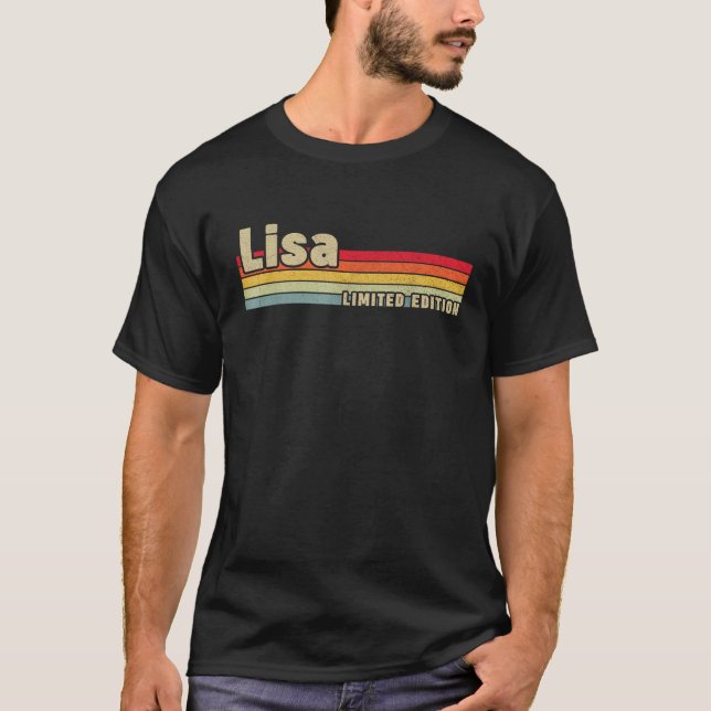 T-shirt First Names Apparel Lisa First Name  Unisex Adults (Devant)