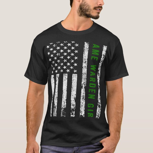 T-shirt Fish And Game Warden Girl (Devant)