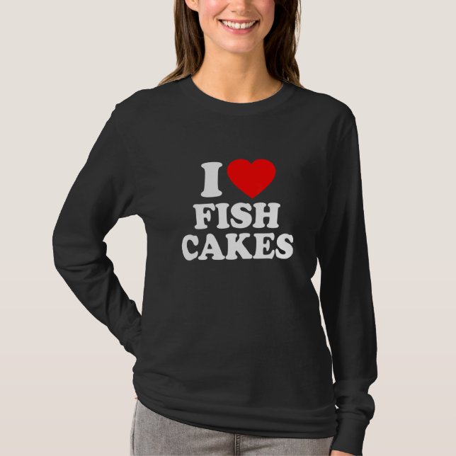 T-shirt Fish Cakes Love Heart (Devant)