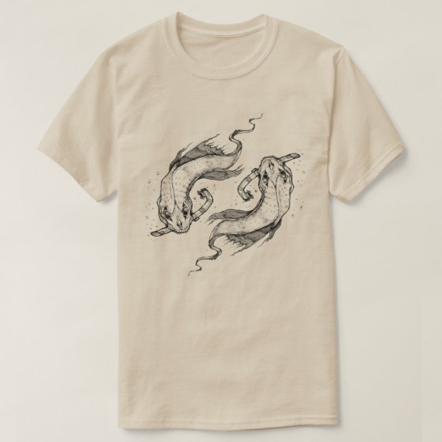 T-shirt Fish & Fear. (Design devant)