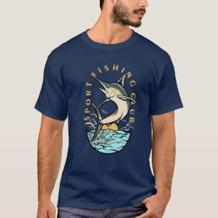 T-shirt Fish Graphic Fishing Sports Club