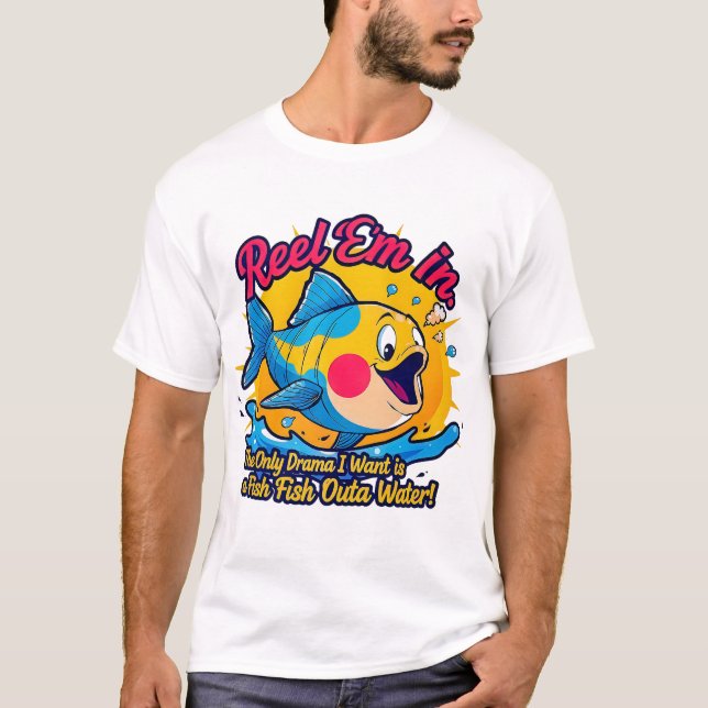 T-shirt Fish Outta Water Fun (Devant)