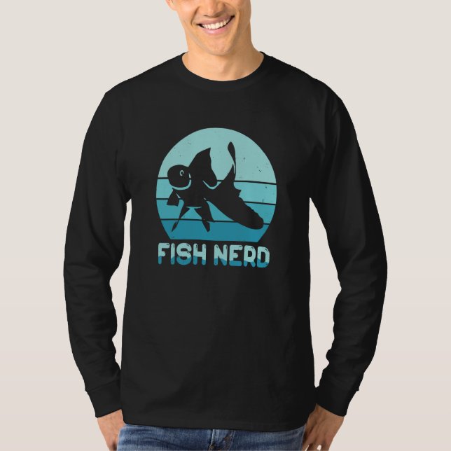 T-shirt Fish Tank Aquarist Fish Nerd  1 (Devant)
