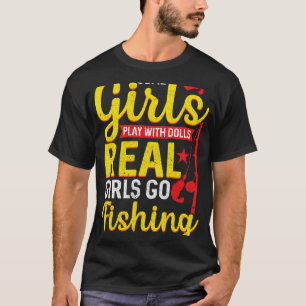 T-shirt Fisher Girl Quelques filles jouent avec des poupée