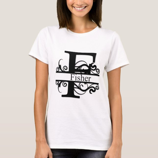 T-shirt Fisher Monogram (Devant)