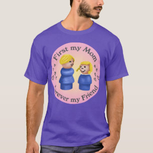 T-shirt Fisher Price Little People mère amis retro