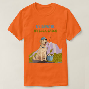 T-shirt Fishing Buddy – Édition Labrador Retriever