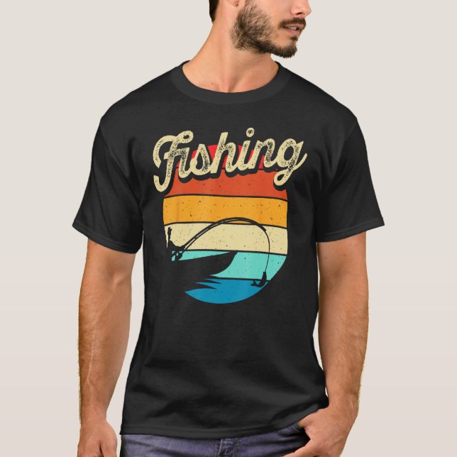 T-shirt Fishing Dad  Fathers Day for Men 3 (Devant)