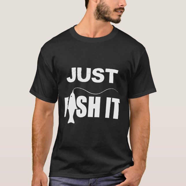 T-shirt Fishing Fisher Angler (Devant)