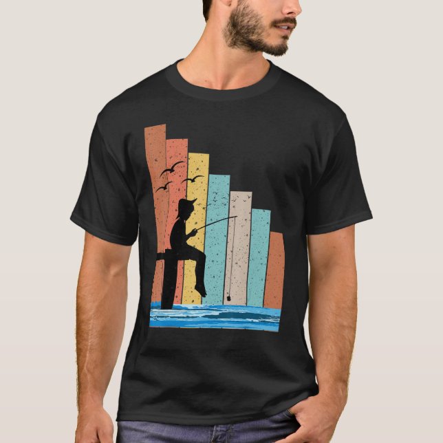 T-shirt fishing graphic for fishing (Devant)