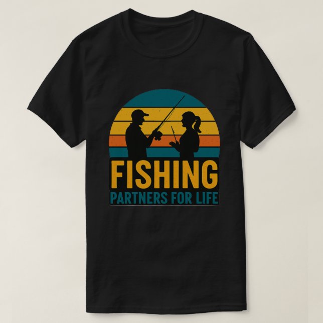 T-shirt Fishing Love Tee (Design devant)