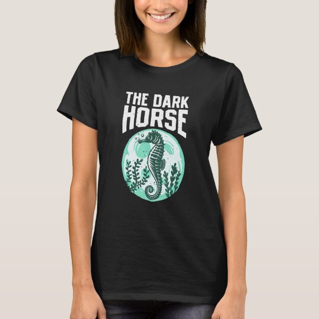 T-shirt Fishkeeper Aquarium Tech Fish Tank The Dark Horse (Devant)
