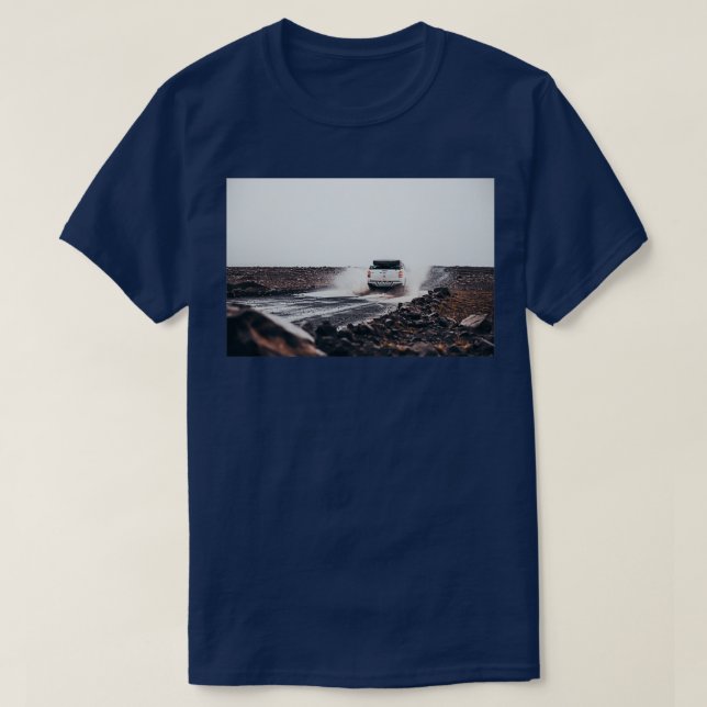 T-shirt Fissures de camion hors route (Design devant)