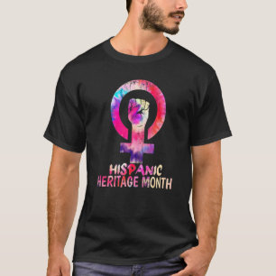 T-shirt Fist Fist Hispanique Mois du patrimoine latin Femm