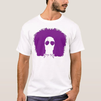 T-shirt Fiston pièce en t blanche/pourpre de Rey de