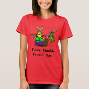 T-shirt fisty Femme finlandaise St. Urho's Day