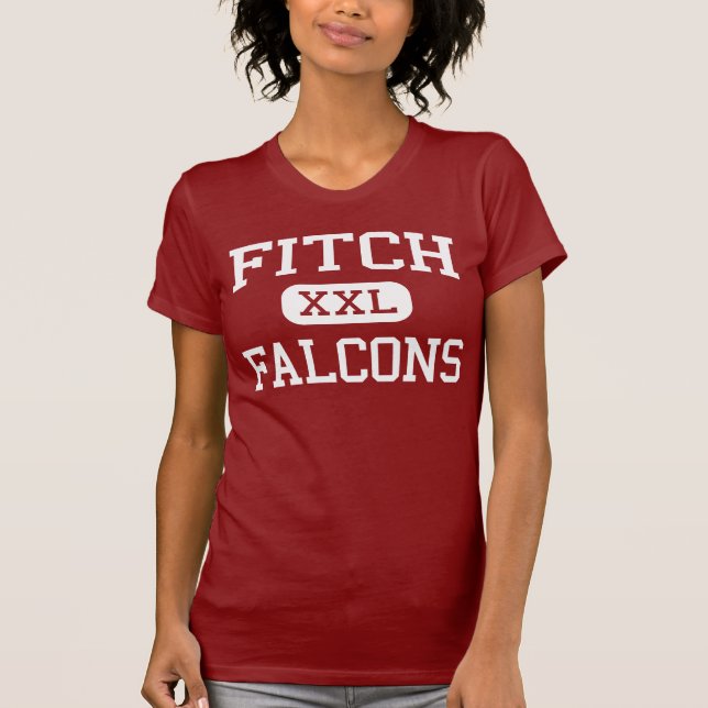 T-shirt Fitch - Falcons - lycée - Groton le Connecticut (Devant)