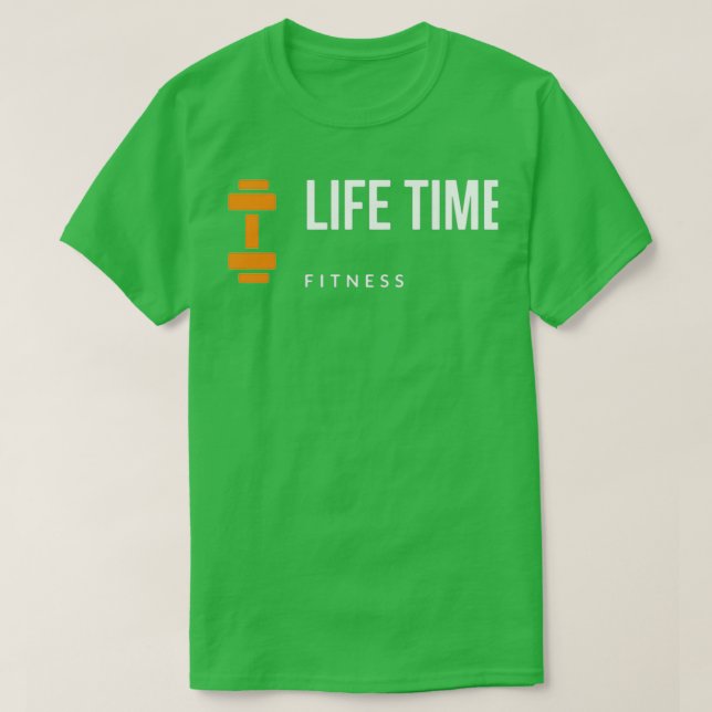 T-shirt Fitness à vie Noir (Design devant)