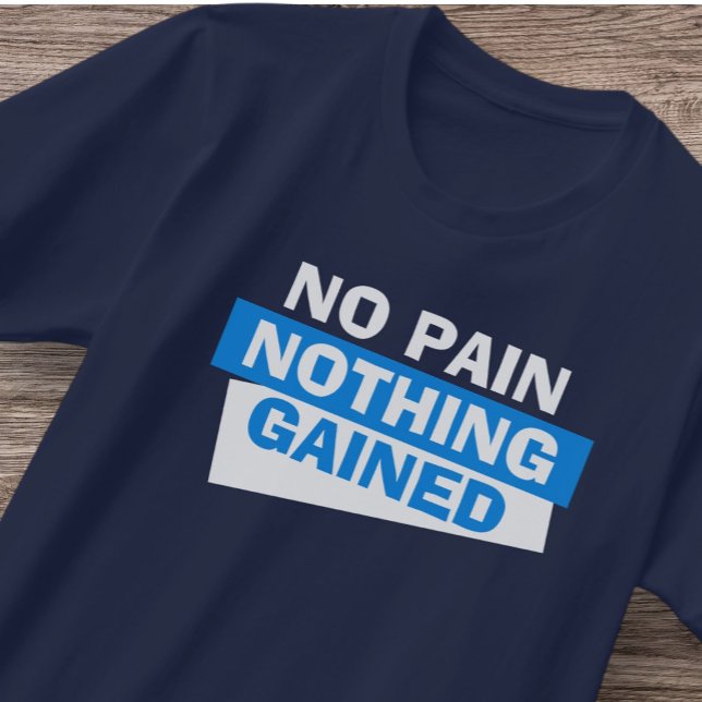 T-shirt Fitness Athlétisme Sans Douleur Sport Entraînement (Créateur téléchargé)