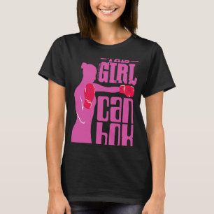 T-shirt Fitness Boxing Ring Girl avec gants I Love Kickb