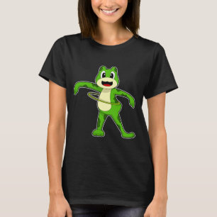 T-shirt Fitness de la grenouille Gymnastique