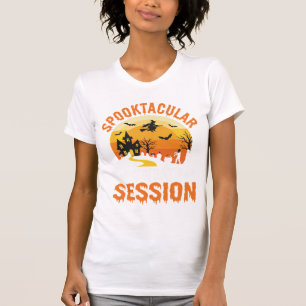 T-shirt Fitness de séance de transpiration Spooktacular Ha