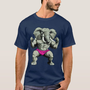 T-shirt fitness éléphant