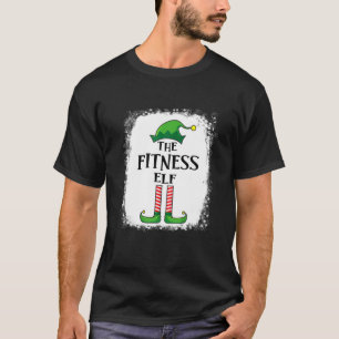 T-shirt Fitness Elf Matching Famille Drôle Noël fête