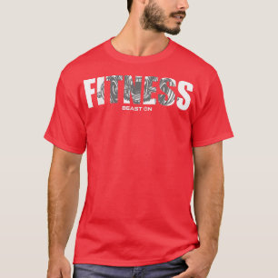 T-shirt Fitness Gorilla Beast Sur Gymnase Motivation Fitne