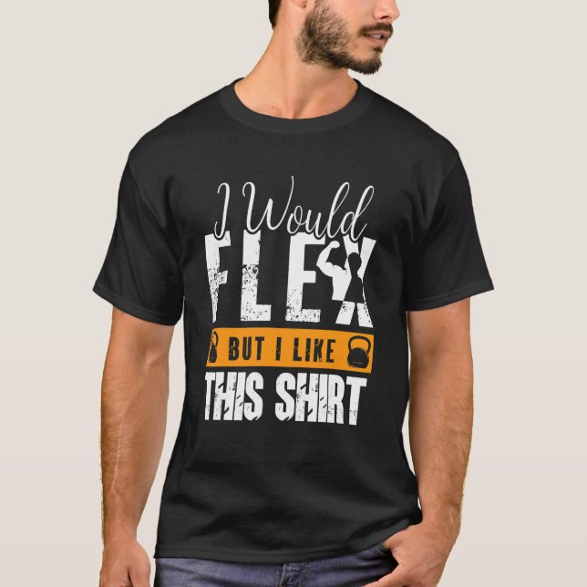 T-shirt Fitness Gym entraînement Sarcastique Je Voudrais F (Devant)