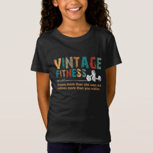 T-Shirt Fitness Lover Citation de définition de condition 