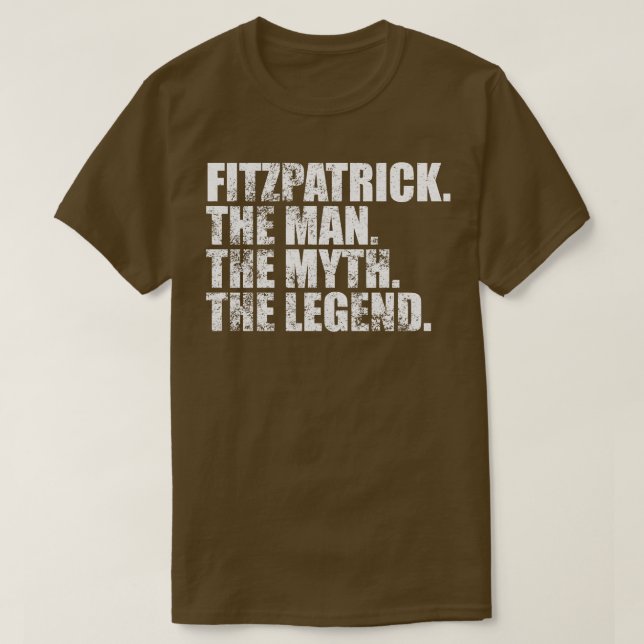 T-shirt Fitzpatrick Fitzpatrick Nom de famille Fitzpatrick (Design devant)