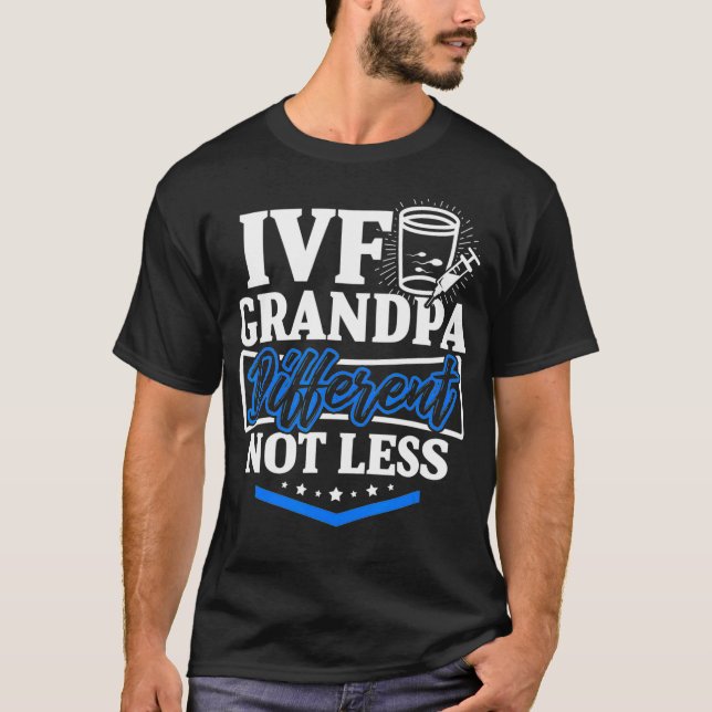 T-shirt FIV Guerrier cadeau Grand-père Moins de transfert  (Devant)