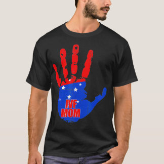 T-shirt FIV Guerrier cadeau main maman transfert jour infe