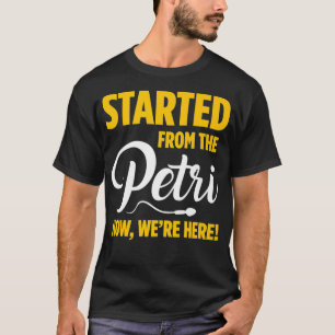 T-shirt FIV guerrier papa maman a commencé le jour de tran