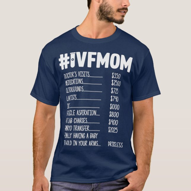 T-shirt FIV Warrior Warrior Maman Transfert de prix Jour (Devant)